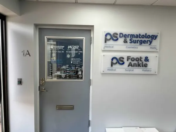 front door of office