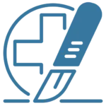 Healthcare Cross Logo and Scalpel Logo